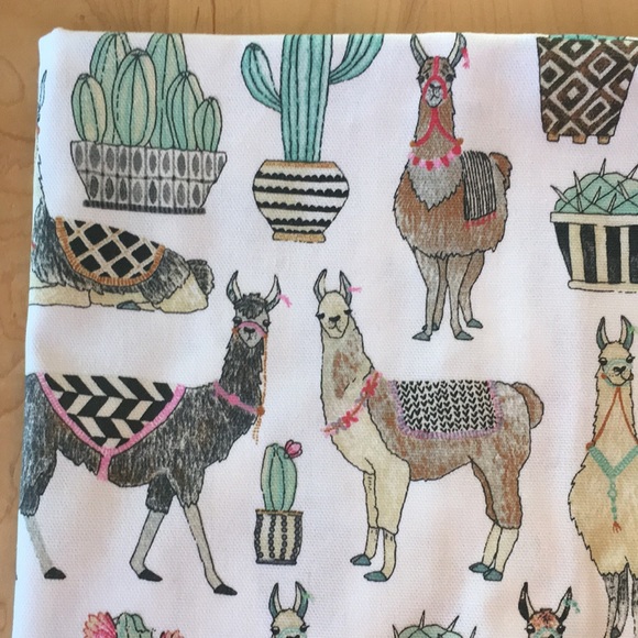 Lama / Alpaca Print Duck Cloth Fabric - Picture 6 of 9